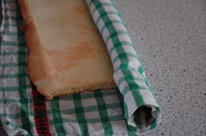 Rolled Sponge Dough
