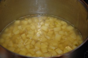 Simmering Potatoes