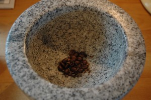 Coffee Beans and Cardamom